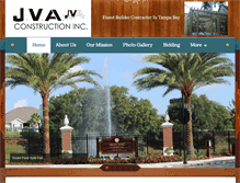 Tablet Screenshot of jvaconstruction.com